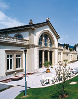 Eingang zur Cassiopeia Therme Badenweiler